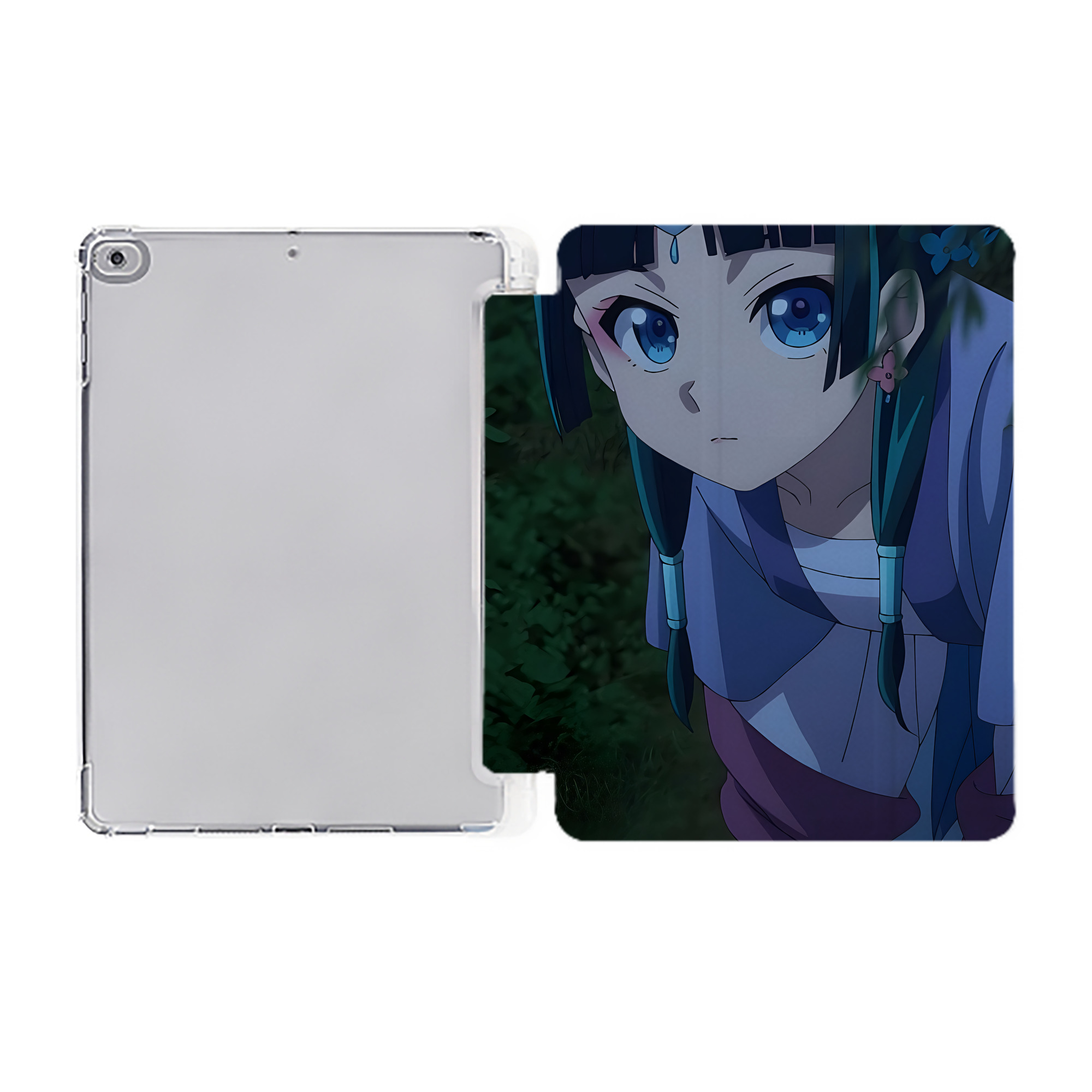 （画像用） 薬屋のひとりごと The Apothecary Diaries IPad ケース ペン収納付き 三つ折りスタンド PUレザー×シリコン 対応機種9.5/10.5/10.9インチ